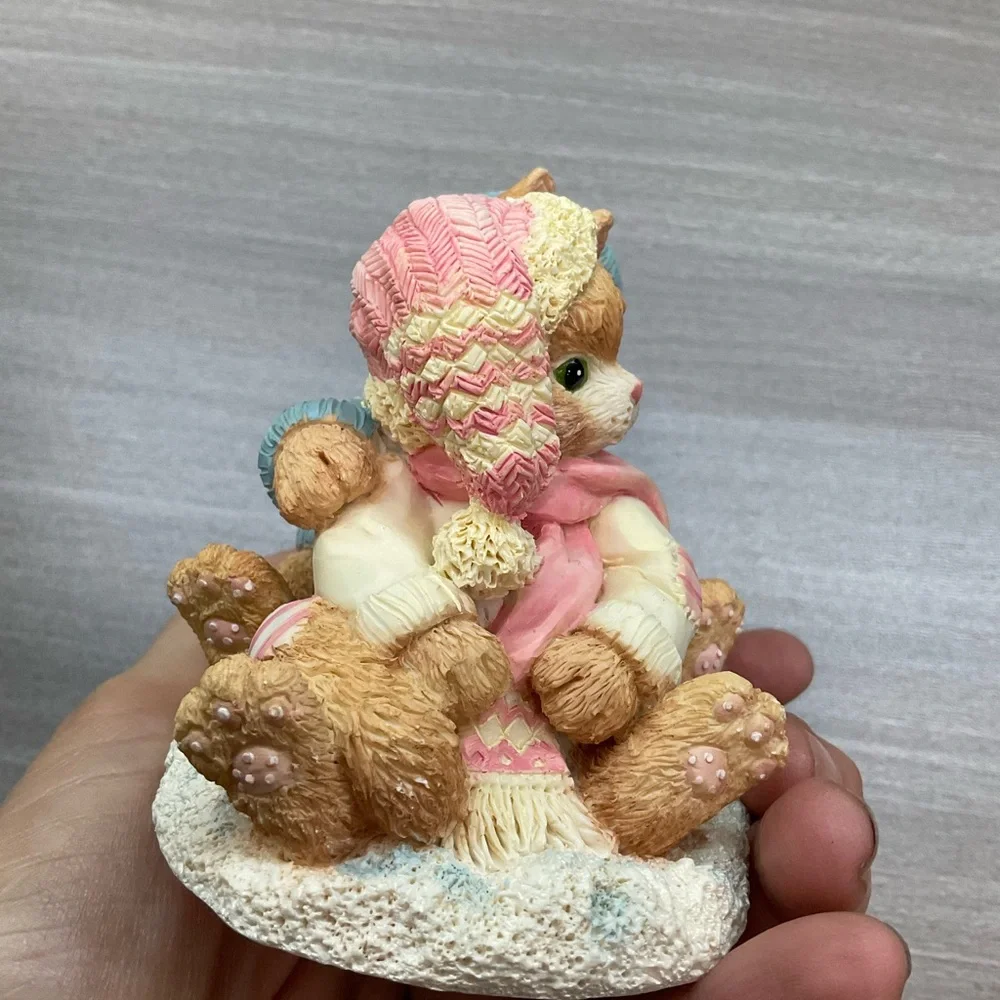 NIB ENESCO CALICO‎ KITTENS TIS THE SEASON FOR SHARING 628166
